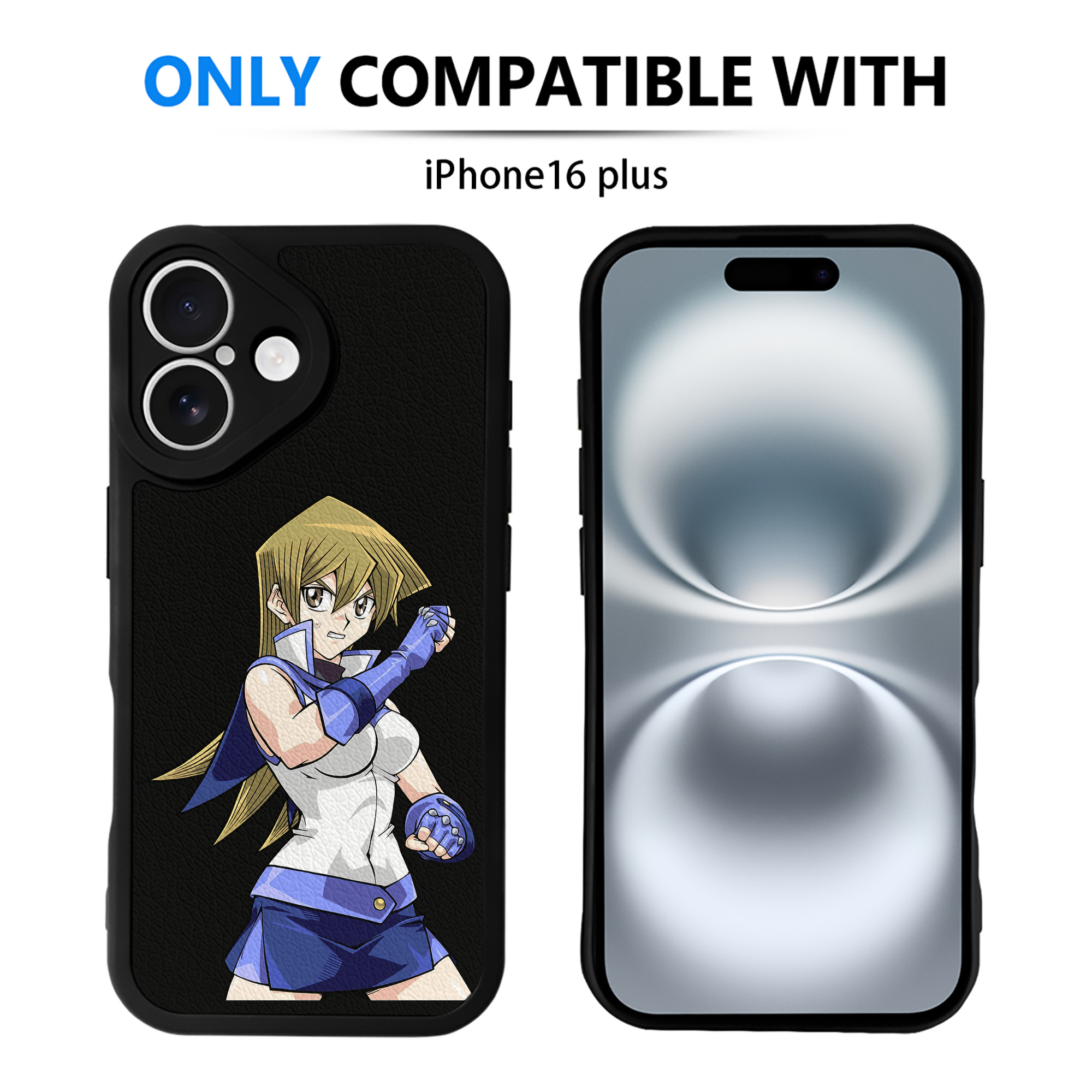 遊☆戯☆王 Yu-Gi-Oh! 【iPhone 16シリーズ対応】シリコンスマホケース（レザー調） 材質：シリコン